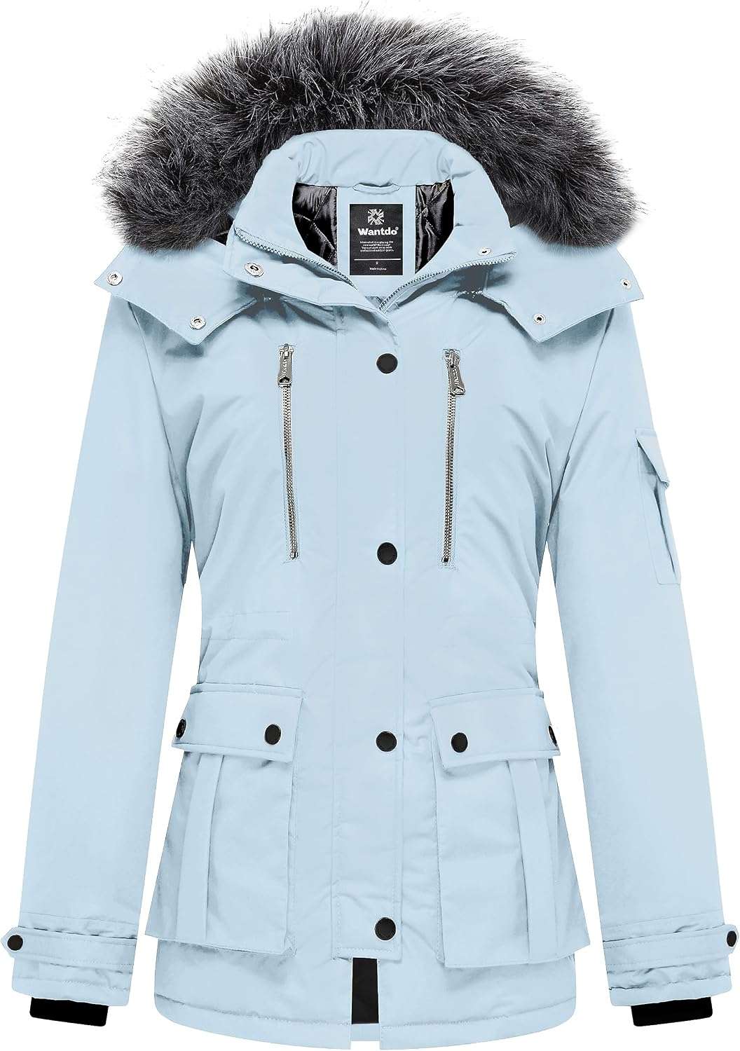 wantdo Quilted Winter Coat Warm Puffer Jacket Thick Parka image 1